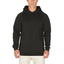 Длинным рукавом Для Мужчин's Бег футболка с шляпа быстросохнущая спортивная рубашка Для мужчин спортивный топ сжатия спортивная одежда