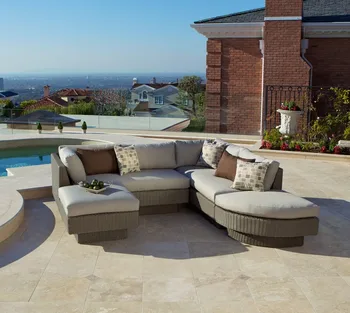 

Portofino Signature 4pc Outdoor rattan outdoor curved sofas