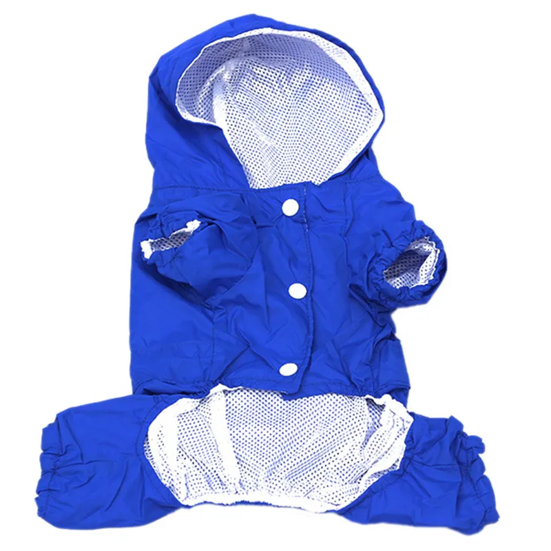 Дождевик для щенков дождевые пальто с капюшоном водонепроницаемая куртка дождевик для собак и кошек Светоотражающая водонепроницаемая одежда дождевик