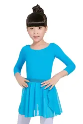 Обувь для девочек танец Балетные костюмы одежда с длинным рукавом платье трико малыша сцены танцор Комбинезоны для детей Одежда для танцев