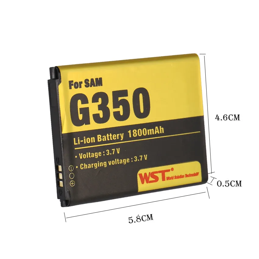 5pcs/lot WST New 1800mah phone battery+11pcs tools For Sm Galaxy Core 2 G350 G355 SM G3556D