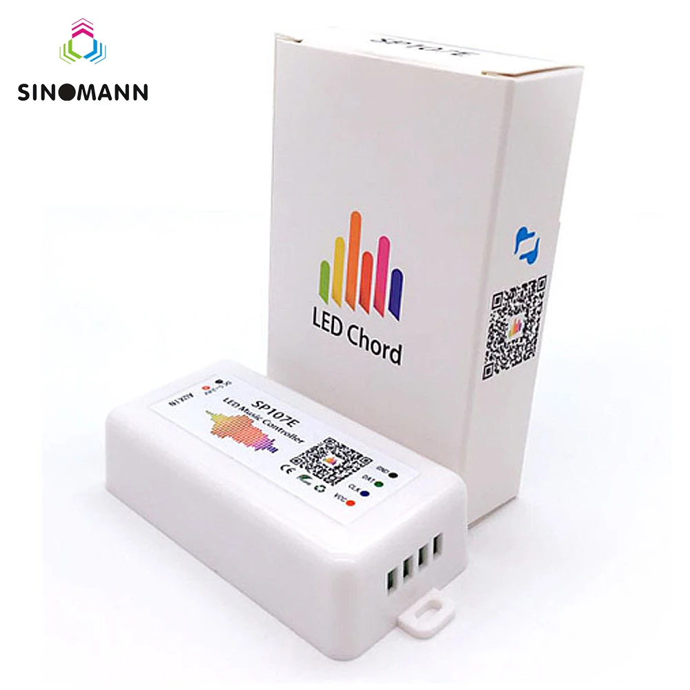SP105E Wi-Fi WS2811 WS2812B светодиодный музыкальный контроллер SP107E SK6812 SP105E Bluetooth APA102 SP110E WS2801 пикселей Светодиодная лента DC5-24V