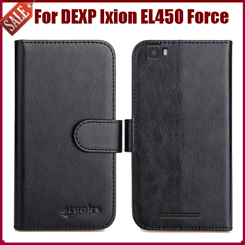 Лидер продаж! DEXP Ixion EL450 Force чехол Новое поступление 6 цветов Роскошный PU кожаный защитный чехол для телефона сумка