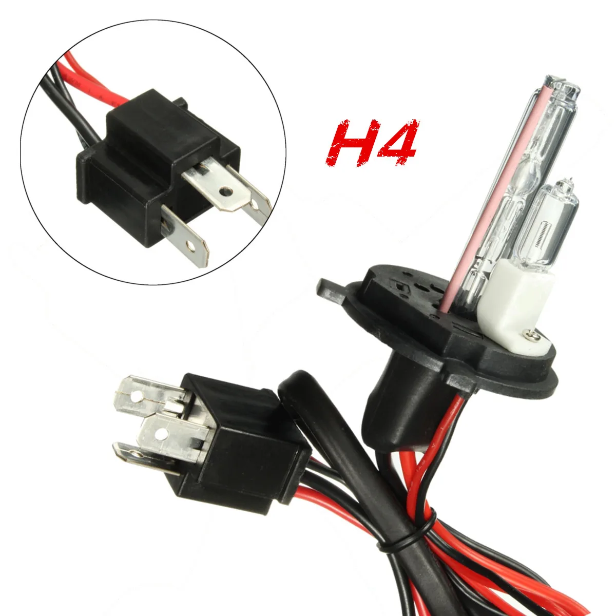 

Pair H4 H4-2 35W 55W Hi-Lo Dual Beam Car Xenon Headlight HID Light Bulb Lamp Kit 5000K 6000K 8000K 10000K