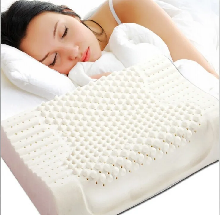 2017 High Quality Contour Massage Natural Latex Pillow for Adult With