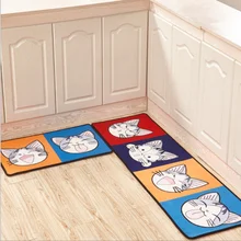 Обновленные современные супер мягкие Нескользящие Коврики для кухни дверные коврики ковры для спальни