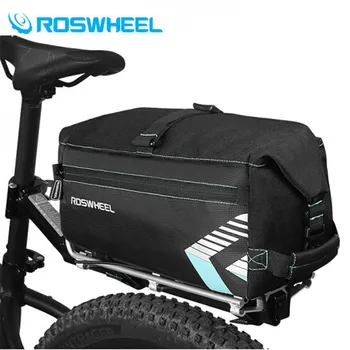

ROSWHEEL 2019 Waterproof Cycling Bag 6L Bike Rear Rack Bag Bicycle Shelf Utility Pocket Shoulder Bag Pack Riding Supplies