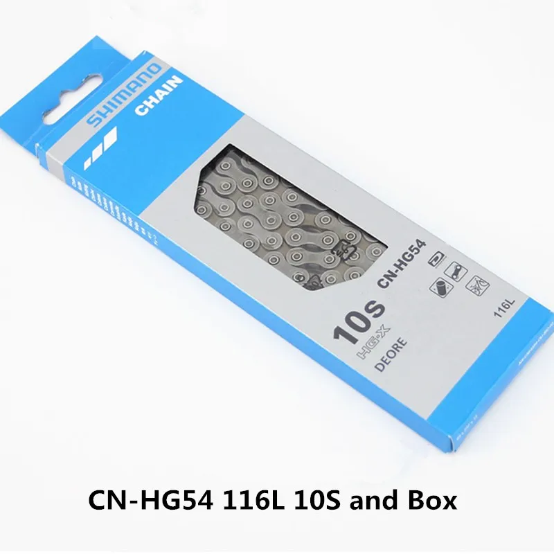 Абсолютно новая Оригинальная цепь SHIMANO CN HG54/CN 6701/CN 6701 горный велосипед/дорожный