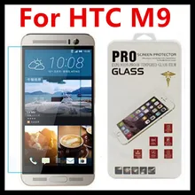 Высокое качество 0.3 мм 9 H Взрывозащищенный Премиум Закаленное Стекло Плёнки Экран протектор для HTC One M9 DHL 200 шт./лот