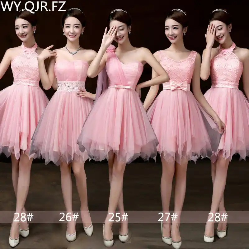 vestido curto dama de honra