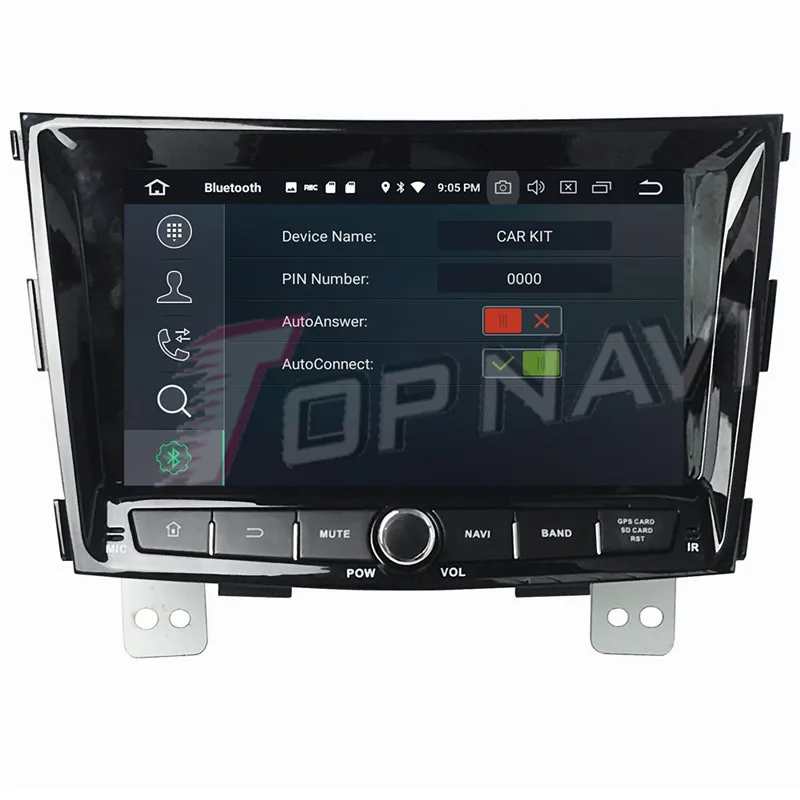 TOPNAVI Android 8,0 автомобильный медиацентр Авто плеер для SsangYong tivolan аудио Радио стерео двойной DIN gps навигация без DVD