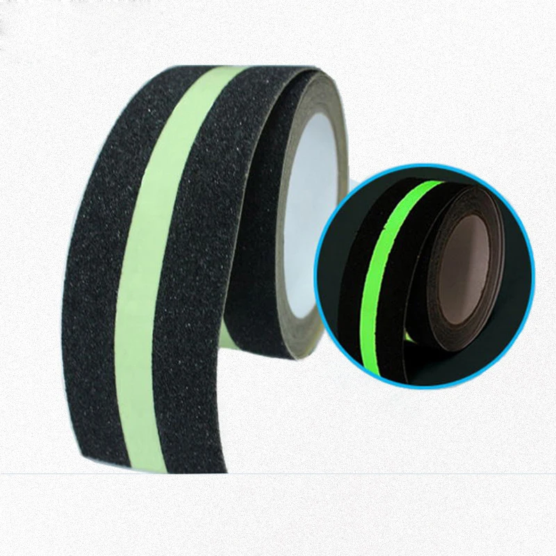 

5cm*5meters Safety Home Decoration Storage Light Luminescent Film Glowing Warning Stage Luminous Self-adhesive Non-slip Tape