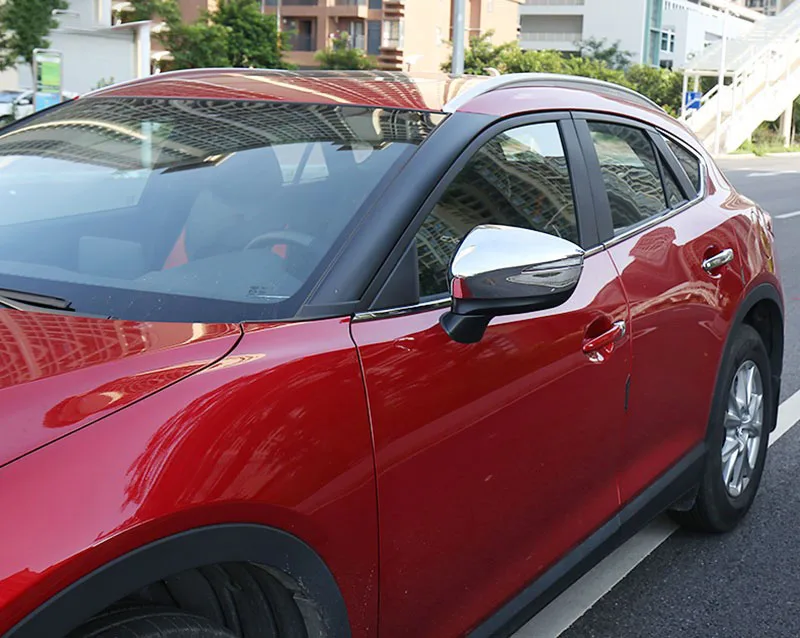 For-Mazda-CX-3-CX3-2015-2016-2017-Car-Rearview-Mirror-Covers-Frame-Stickers-Sequins-Exterior