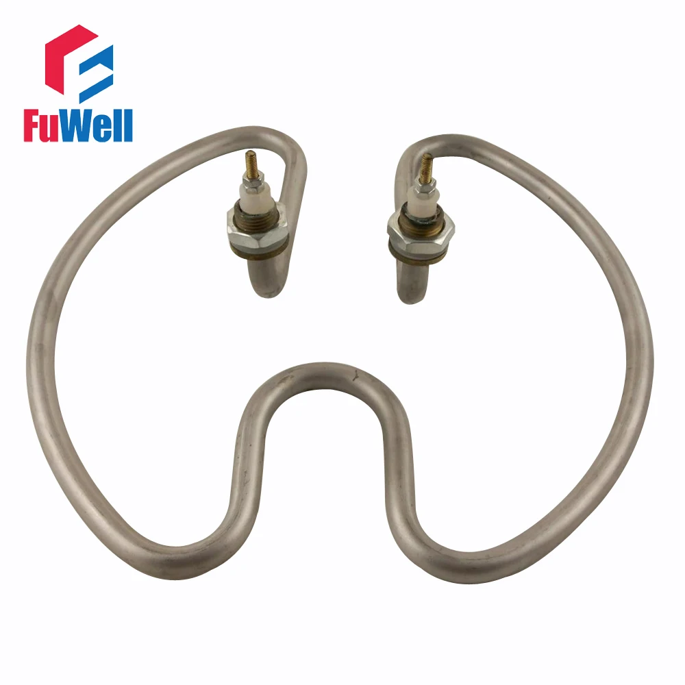 Tubulação Elétrica do Calefator de Água do Elemento 220v 2800w do Tubo de Aquecimento de Aço Inoxidável para o Aquecimento de Água