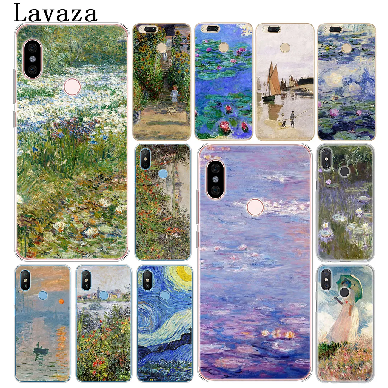 

Lavaza Monet Garden Lotus New Hard Phone Cover Case for Xiaomi Redmi 7A 6A 5A 4A K20 S2 GO Note 8 7 5 6 Pro Plus 4 4X Cases