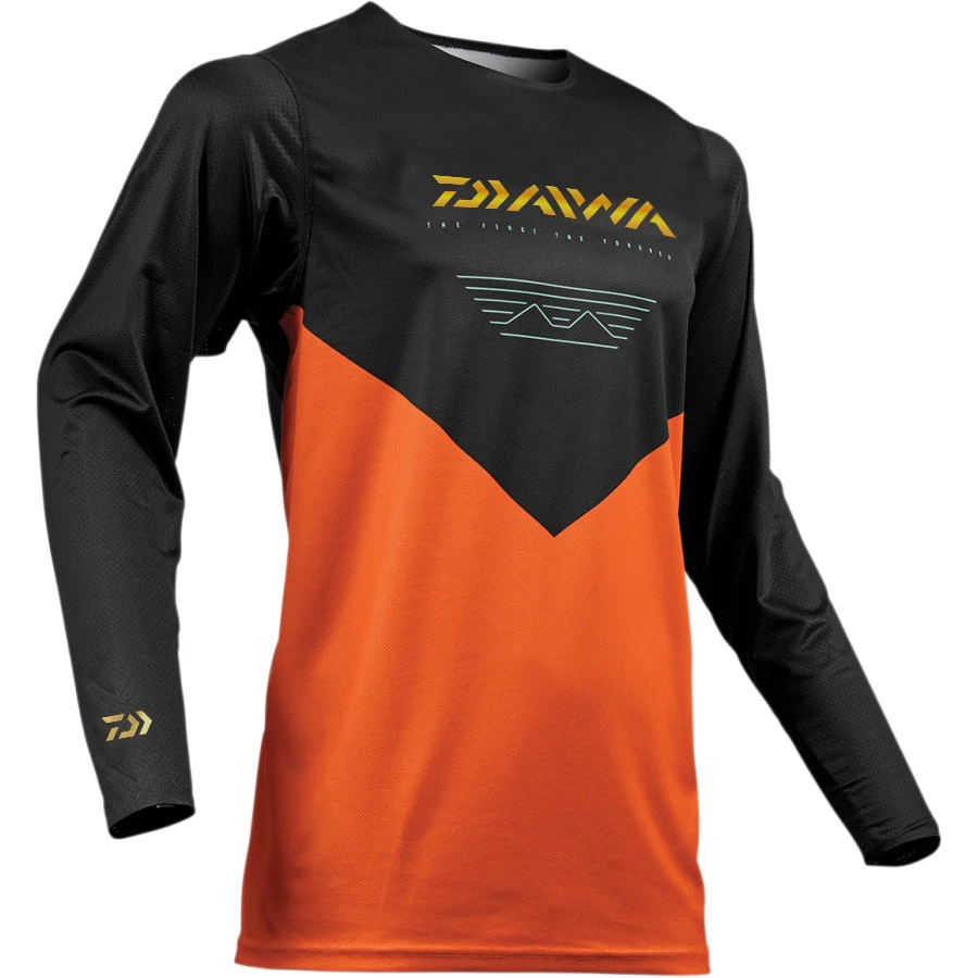 

2019 New DAWA DAIWA Sports Men Fishing Shirt Thin Breathable Hygroscopicity Quick Dry Anti-UV Fishing Clothing XS-5XL Male