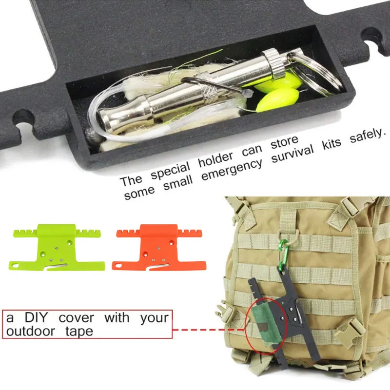 1 PC Paracord اللفاف اللفاف بكرة بكرة الحبل اللفاف تخزين متعددة الوظائف مريحة في الهواء الطلق النايلون الإبداعية Paracord اكسسوارات