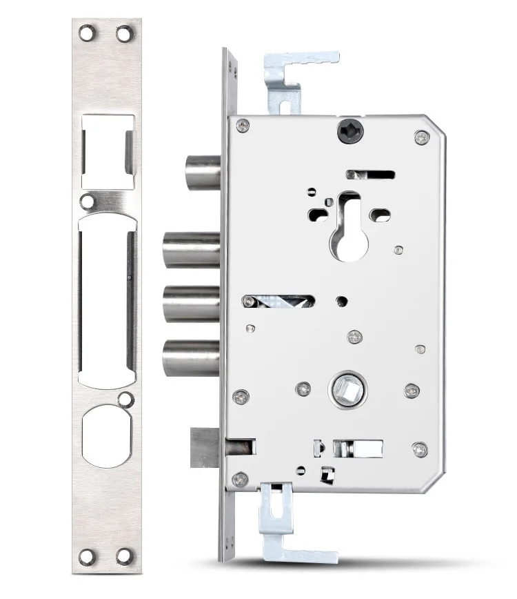 Intelligent Fingerprint Lock Body, Painel Cilindro, Forte