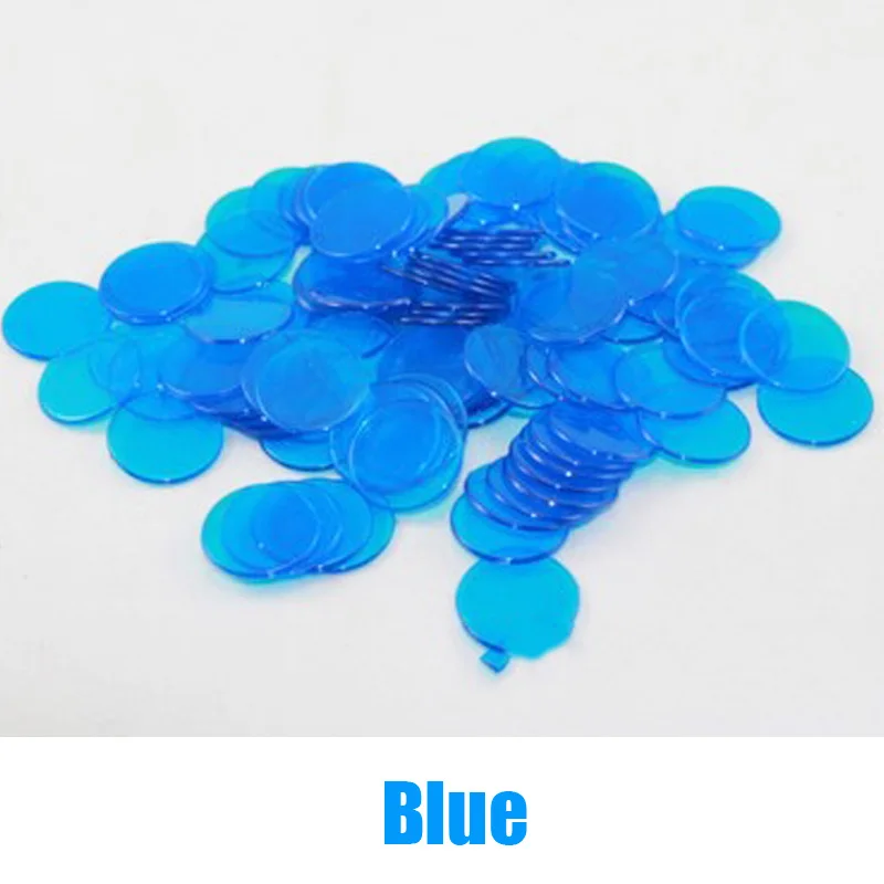 Baby counting toys Montessori Math Toys Learning Education 100pcs Learning Resources Color Plastic coin Bingo Chip Children Kids