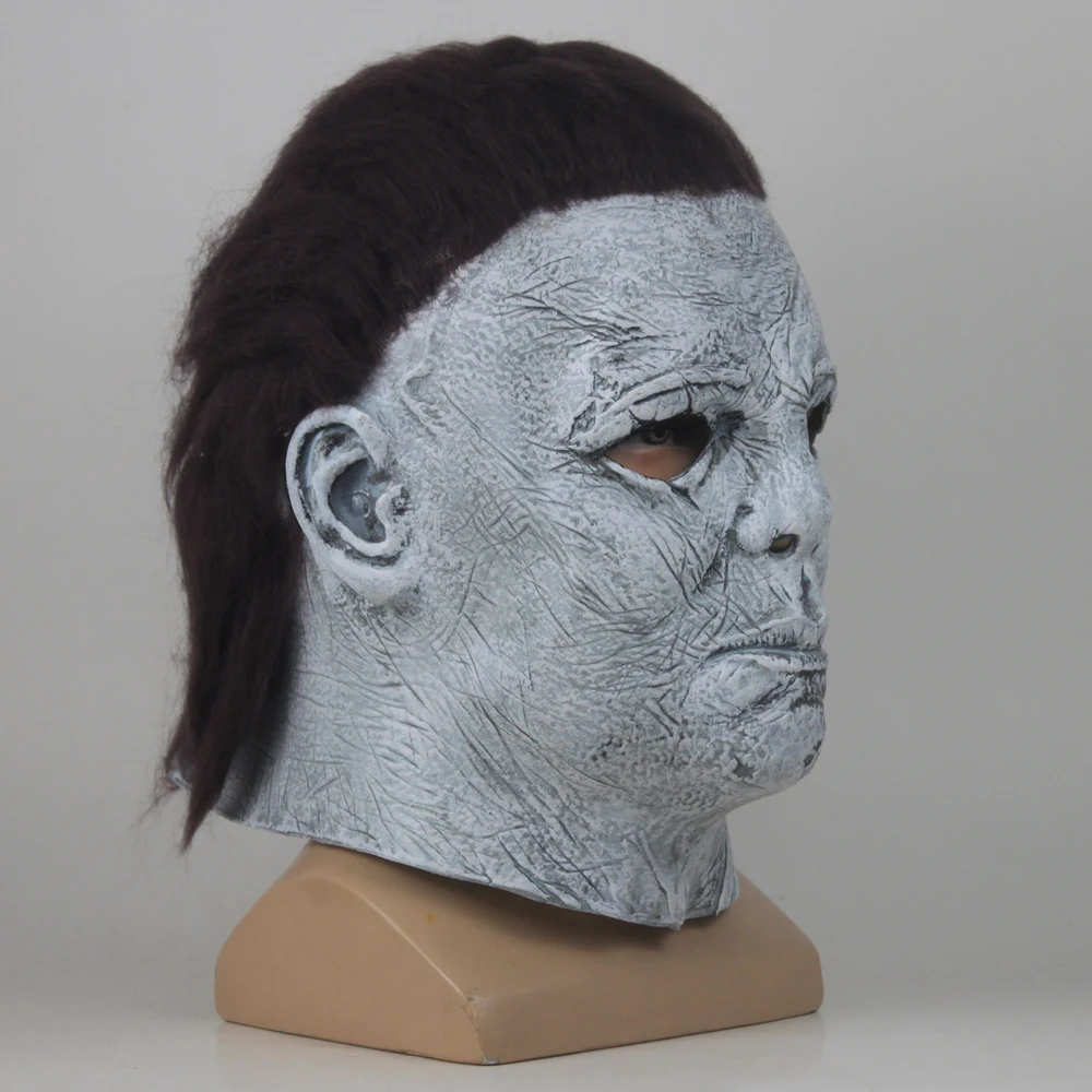 Ужас Майкла Майерса Маскарадная маска на Хэллоуин страшные латексные маски шлем вечерние реквизит дропшиппинг
