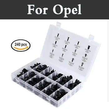 

[240pcs] Push Retainer Set 12 Most Popular Sizes Free Fastener Remover For Opel Insignia Karl Signum Speedster Tigra Vectra Vita