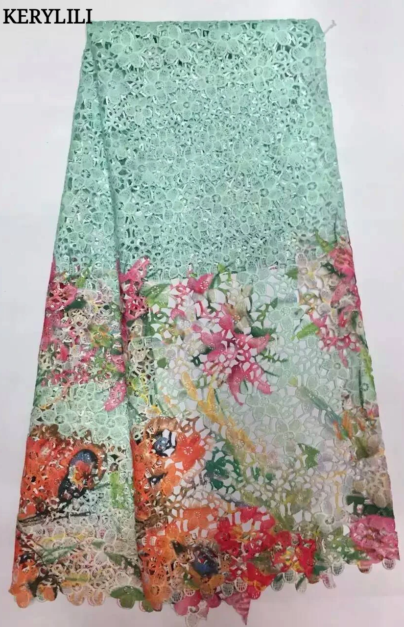 KER YLILI 5Y High Quality African Lace Materials For Wedding Nigerian