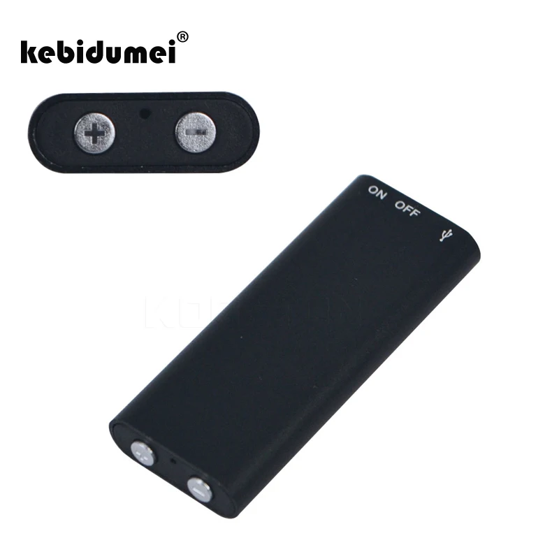 

Kebidumei Mini Recording Pen Digital Audio Voice Recorder Dictaphone 8GB Memory Storage Stereo MP3 Music Player USB Flash Disk