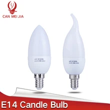 Год E14 светодиодные свечи Свет лампы 220V Энергосберегающая лампаЛампа E14 LED Bombilla Decorativas Светодиодная лампа для дома3W 5W Холодный белый