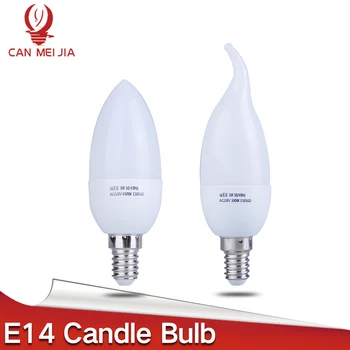 

E14 Led Bulbs 3W 5W Candle Bulb Lamp 220V Bombillas Led E14 Ampoule Christmas Lights for Home Decoration Chandelier Spotlight