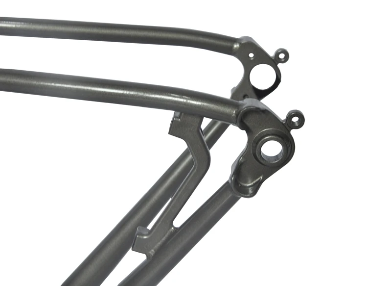 Cheap NEW kind !!DARKROCK AMPIL 700C frame set Barrel shaft CR-MO 4135 with Carbon fork disc brake Road bike parts 142-18 4
