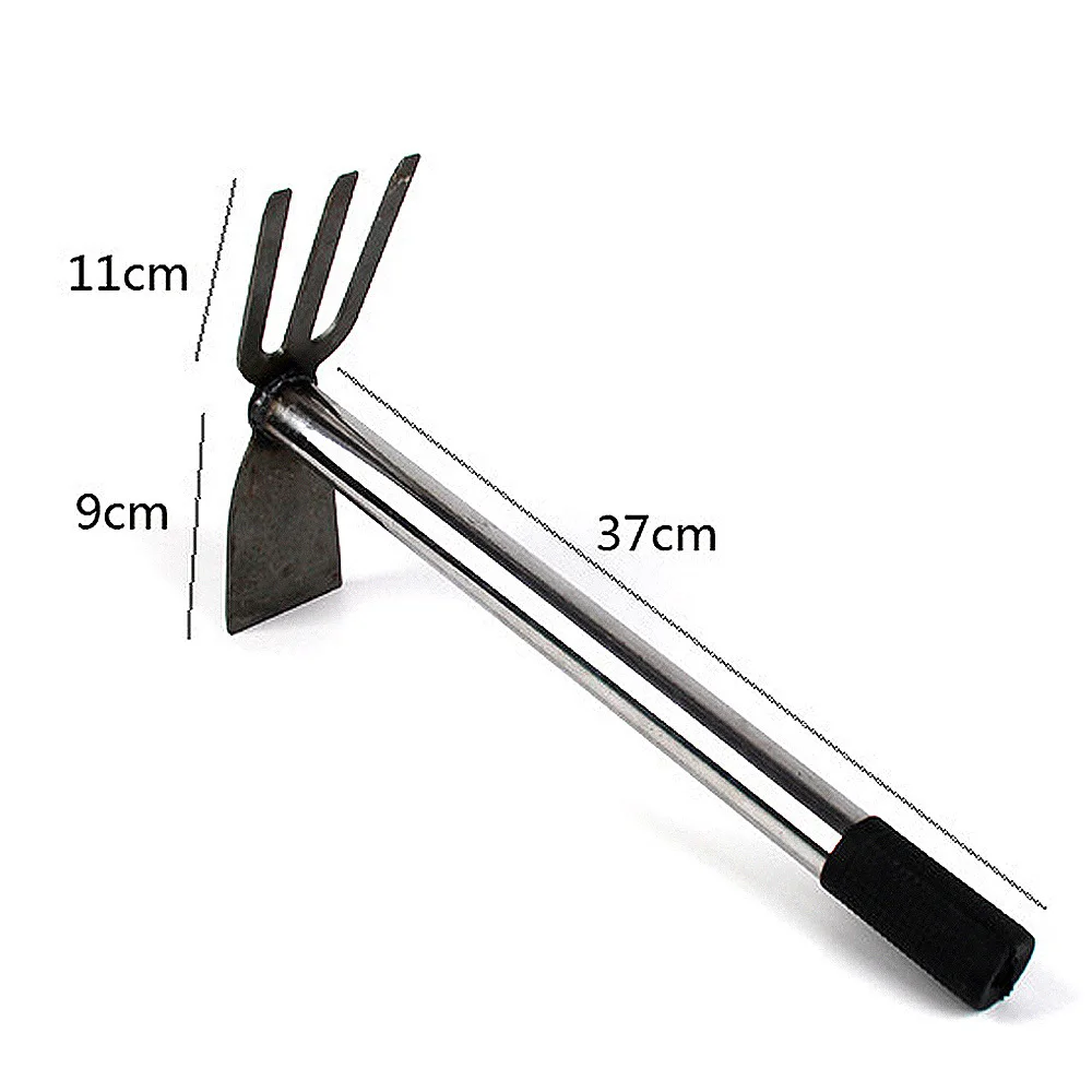 

Portable Digging Tool Mini Two Head Hoe for Home Garden Transplanting Tool new