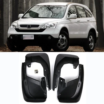 

Free Shipping Black Mud Flaps Splash Guards Fender Mudguard For 2007 - 2011 fit HONDA CRV mudguards Mud Flaps car-styling