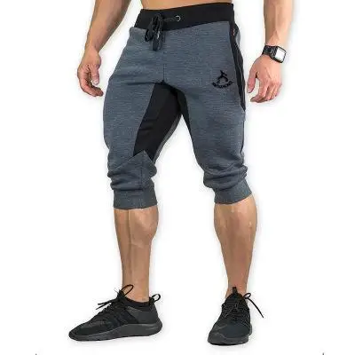 GANYANR, спортивные мужские шорты для бега, спортивные, баскетбольные, Спортивные Леггинсы, для футбола, тенниса, кроссфита, волейбола, фитнеса, боксеров, марафона - Цвет: Dark Grey