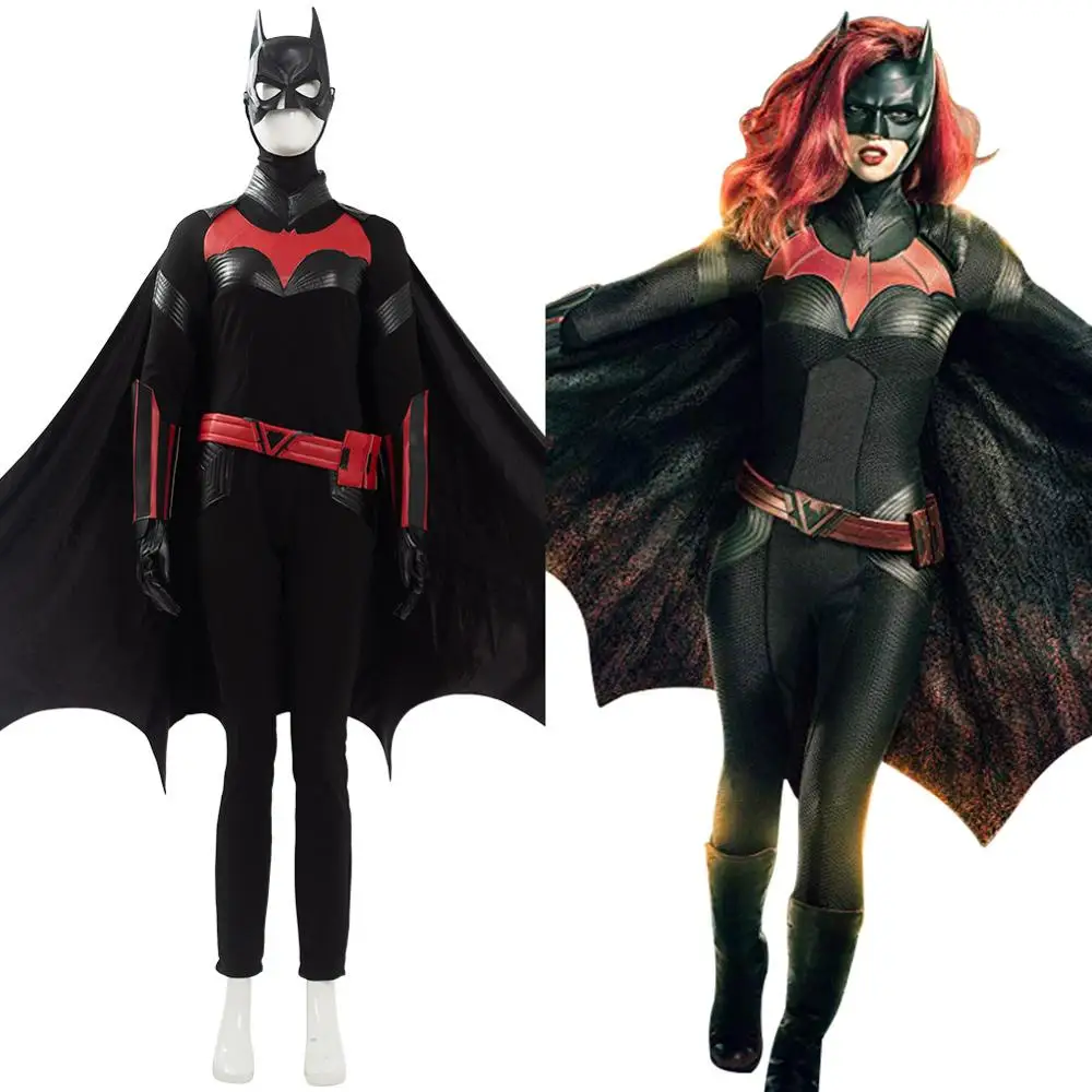 Костюм для косплея Batwoman Batgirl Kathy Kane черный женский костюм Katherine Rebecca костюмы на