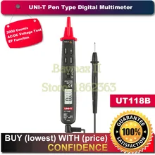 UNI-T UT118B 3000 отсчетов AC/DC Ef Функция Ручка Тип Цифровой мультиметр с тестом емкости