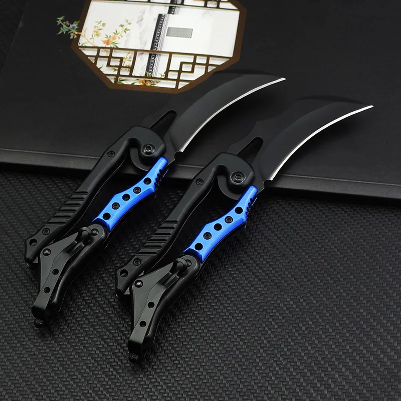 Складной карманный нож karambit из нержавеющей стали портативный механический с