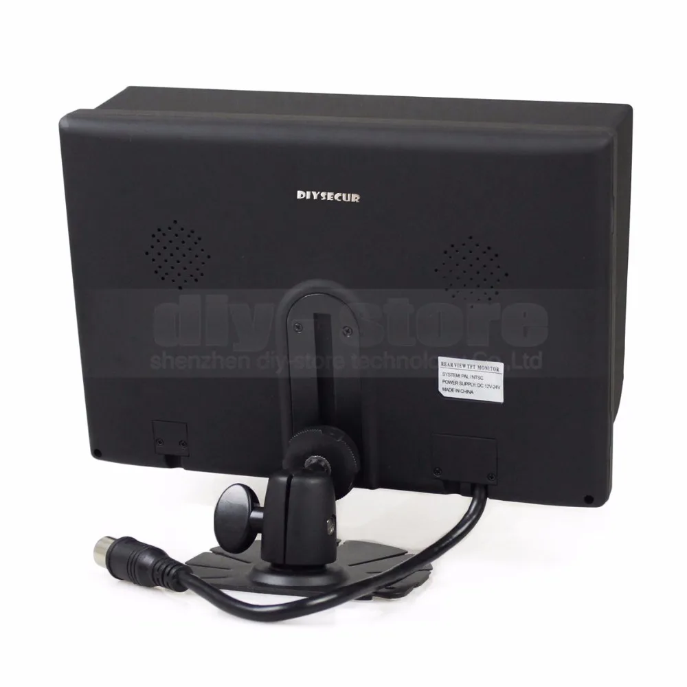 DIYSECUR 9 дюймовый сплит монитор QUAD 4 x CCD ИК камера ночного видения заднего вида
