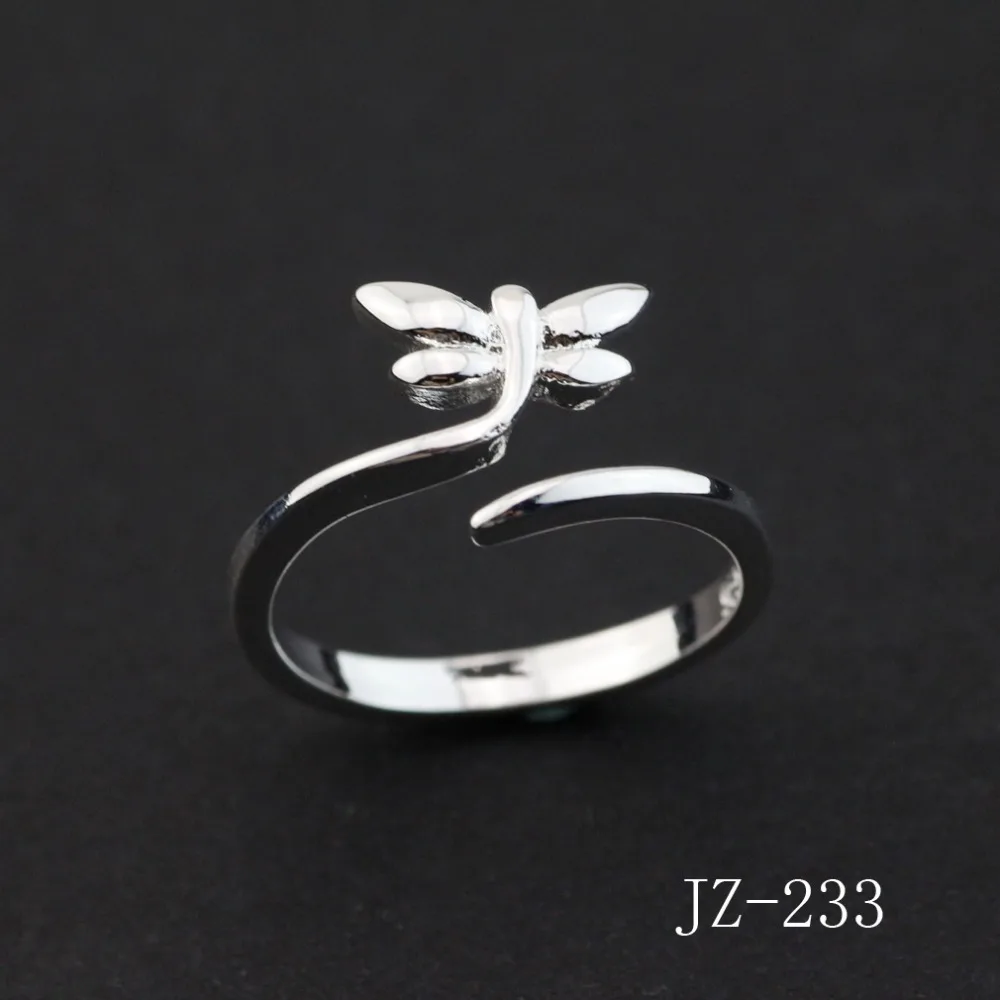 Free shipping jewelry Women butterfly silver ring The is contracted openings Fashion | Украшения и аксессуары