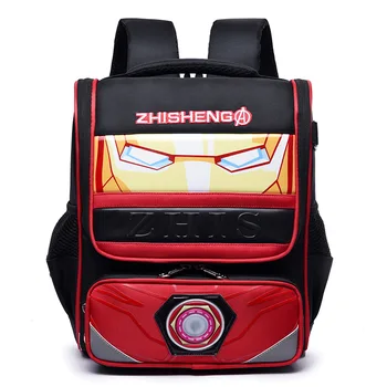 

Kids School Backpack Iron man For Child Age 7-13 Children School Bags Boys Superman Backpack Mochila Infantil