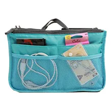 New Portable Make up organizer bag Women Men Casual travel storage bag multi function Cosmetic handbags good quality bag in bag