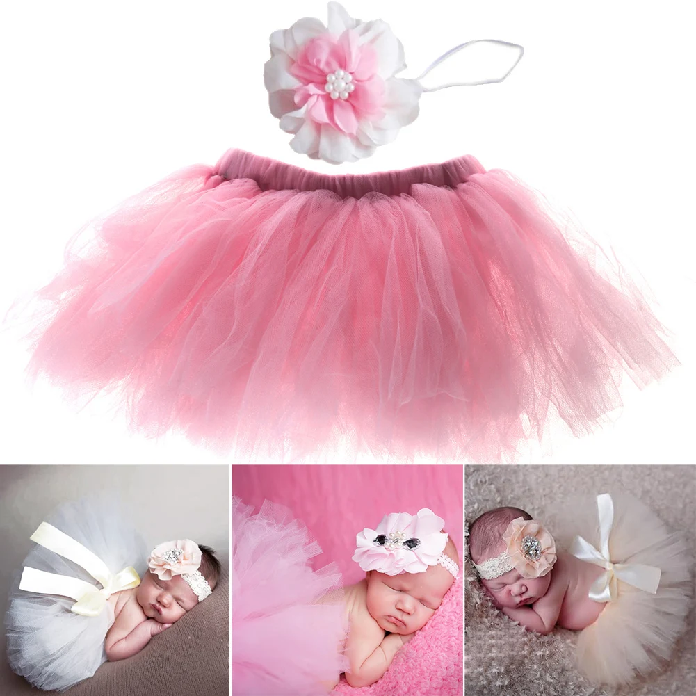 

Baby girl tutu skirt 2pcs tulle lace bloomers diaper cover Newborn infant outfits Mauv headband flower set Baby mesh bloomer