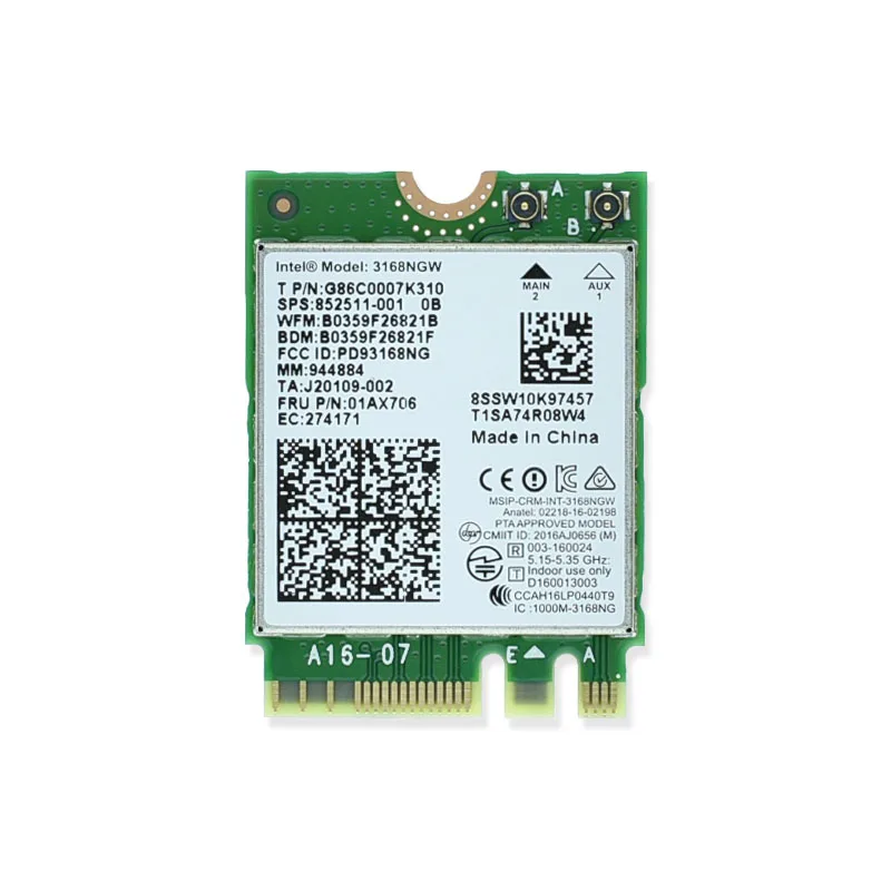 brand new for intel 3168ngw dual band wireless ac 3168 3168 ac