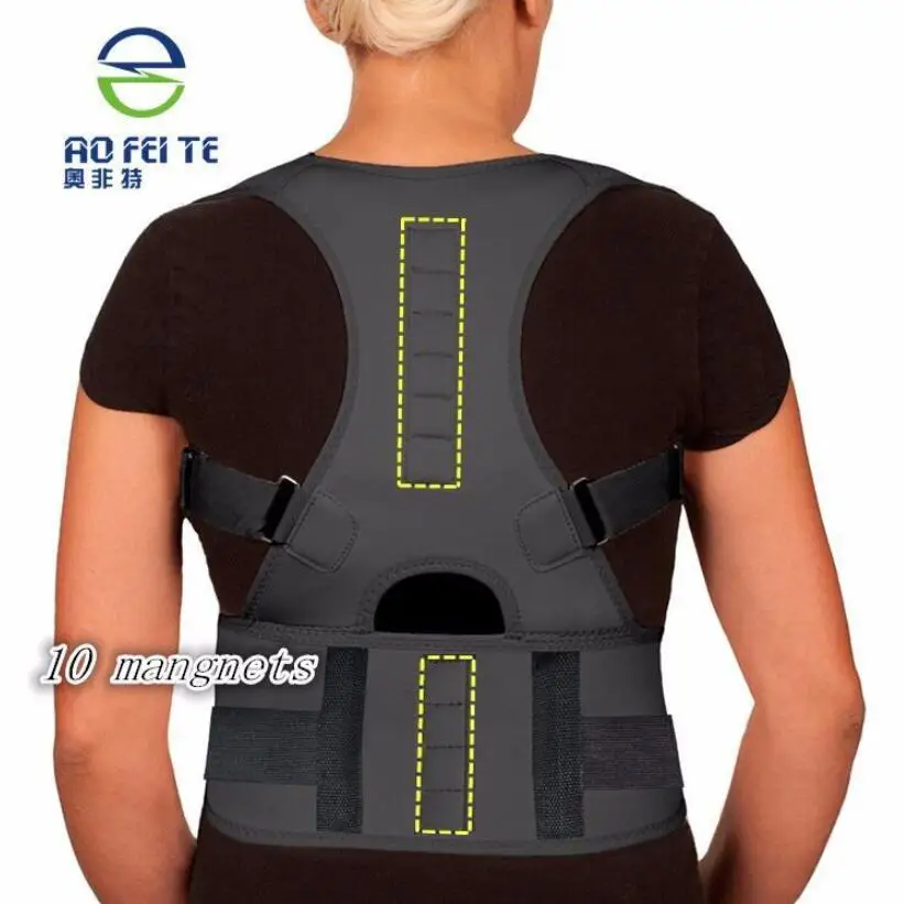 Magnetic Posture Corrector for Men Women Magnetic Therapy Corset Back Straightener Shoulder Belt Correcteur De Posture AFT-B002 (1)