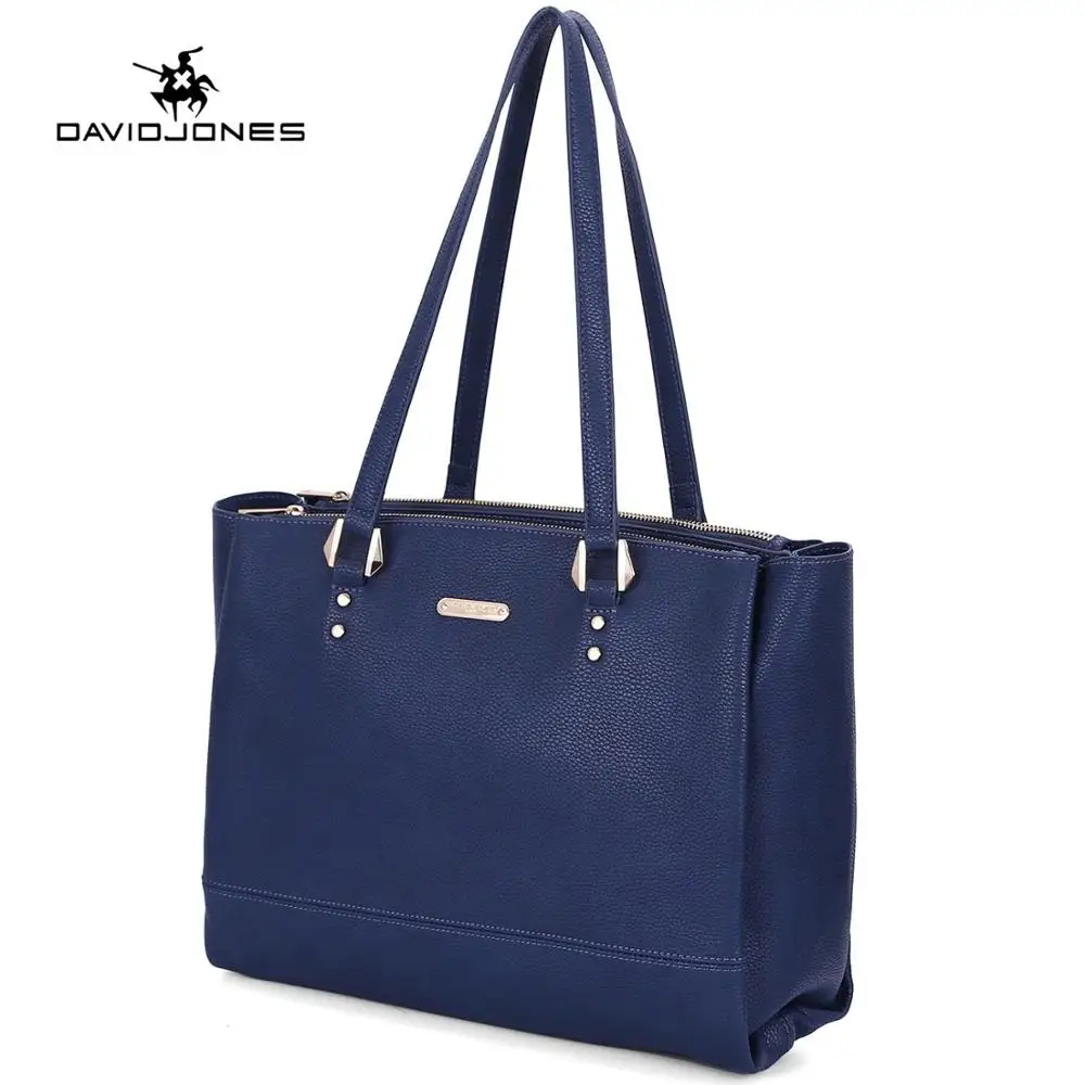 Женские сумки через плечо из искусственной кожи, женская сумка, большая женская сумка, брендовая сумка для девушек с верхней ручкой, Прямая поставка - Цвет: Синий