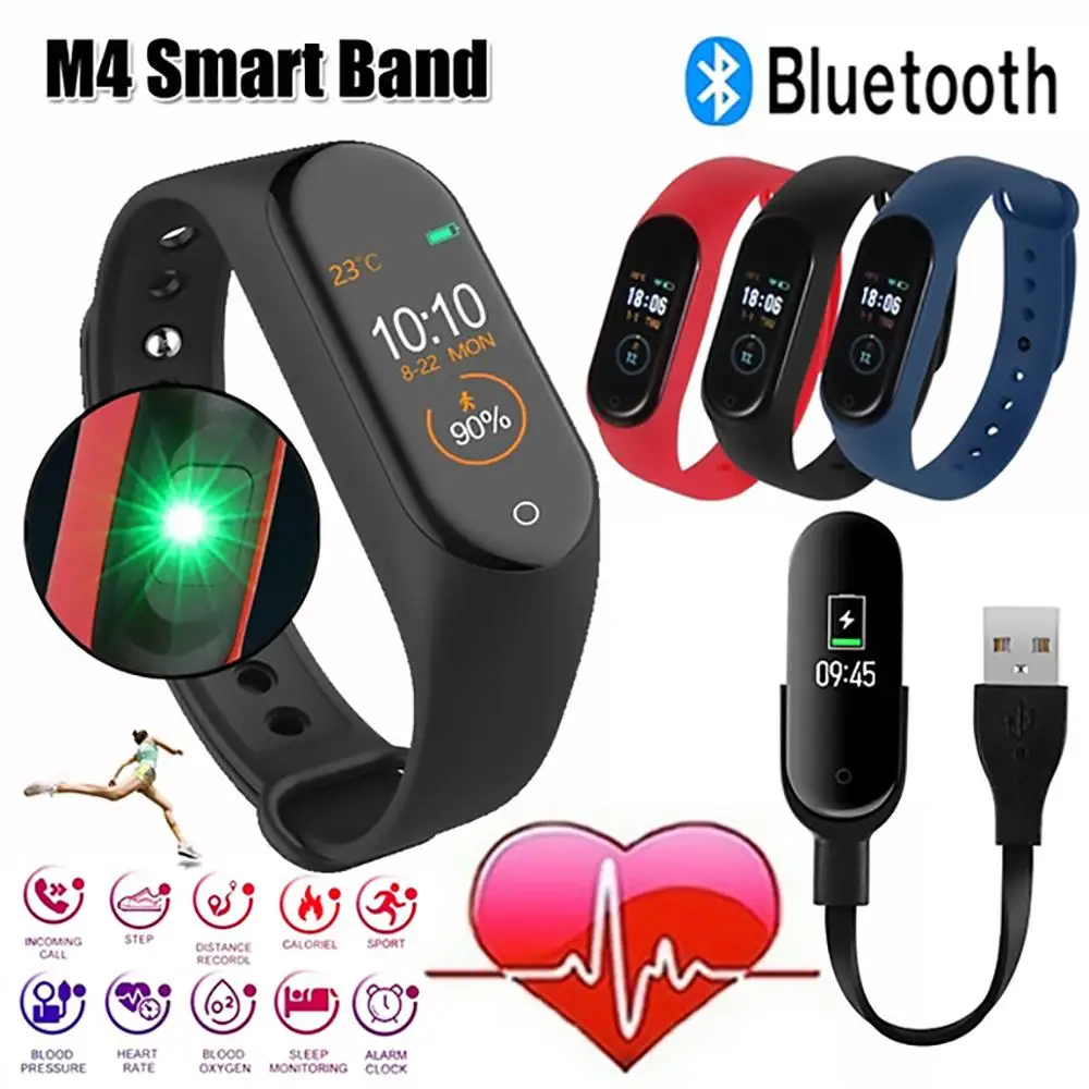 

Smart Bracelet 3 Color Smart Band Waterproof Fitness Tracker VS Blood Pressure Heart Rate Monitor Smart Watch Sport Watch
