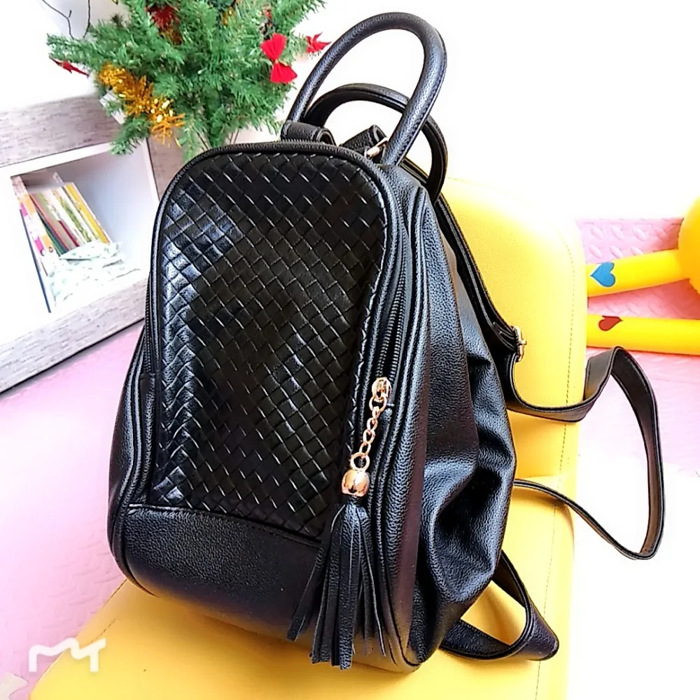 Fashion Women Backpack High Quality Youth Leather Backpacks for Teenage