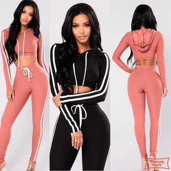 

Tracksuits Women Two Piece Set 2019 Spring Plus Size Tops And Pants Set Suits Casual Bodcon 2 Piece Set Long Pants Women Suits