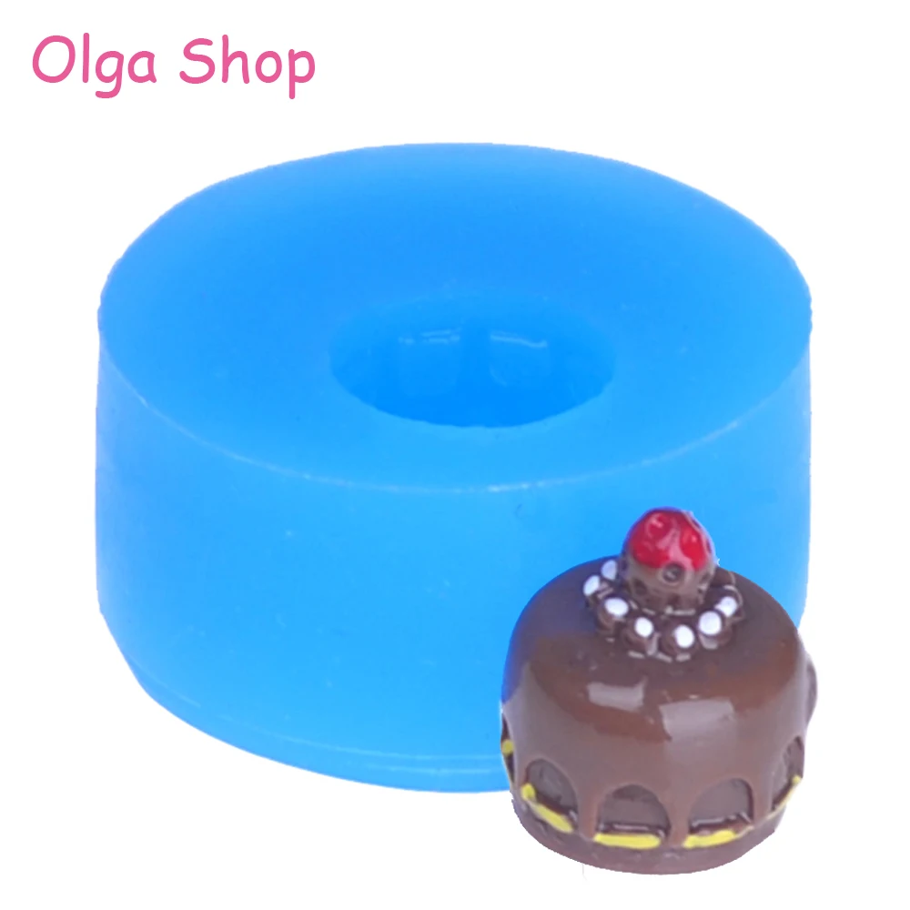 GYL399 11.9mm Fruit Chocolate Cake Silicone Mold Cake Decoration