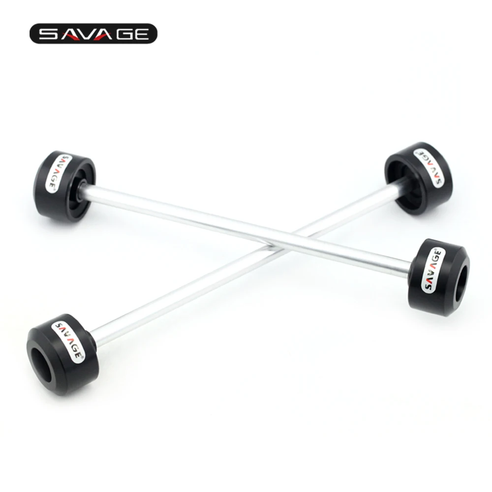 Front Rear Axle Fork Wheel Protector Sliders Falling Protection (6)