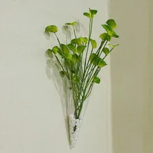 Романтический мода прозрачный 1958 конус стеклянная ваза украшения дома мода украшения